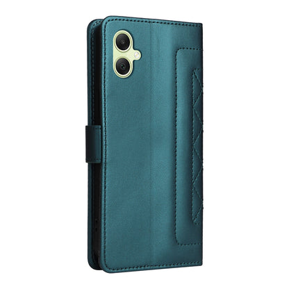 Samsung Galaxy A05 Diamond Lattice Leather Flip Phone Case - Durable and Convenient Holder with Precision Cutouts