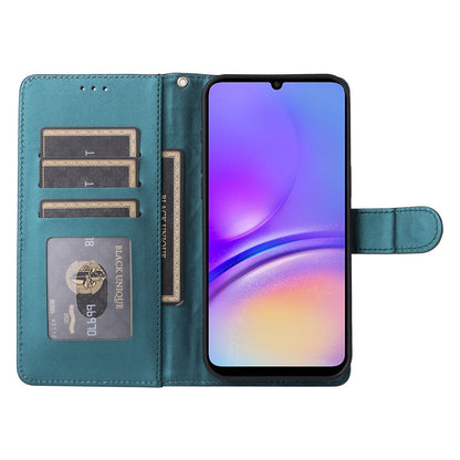 Samsung Galaxy A05 Diamond Lattice Leather Flip Phone Case - Durable and Convenient Holder with Precision Cutouts