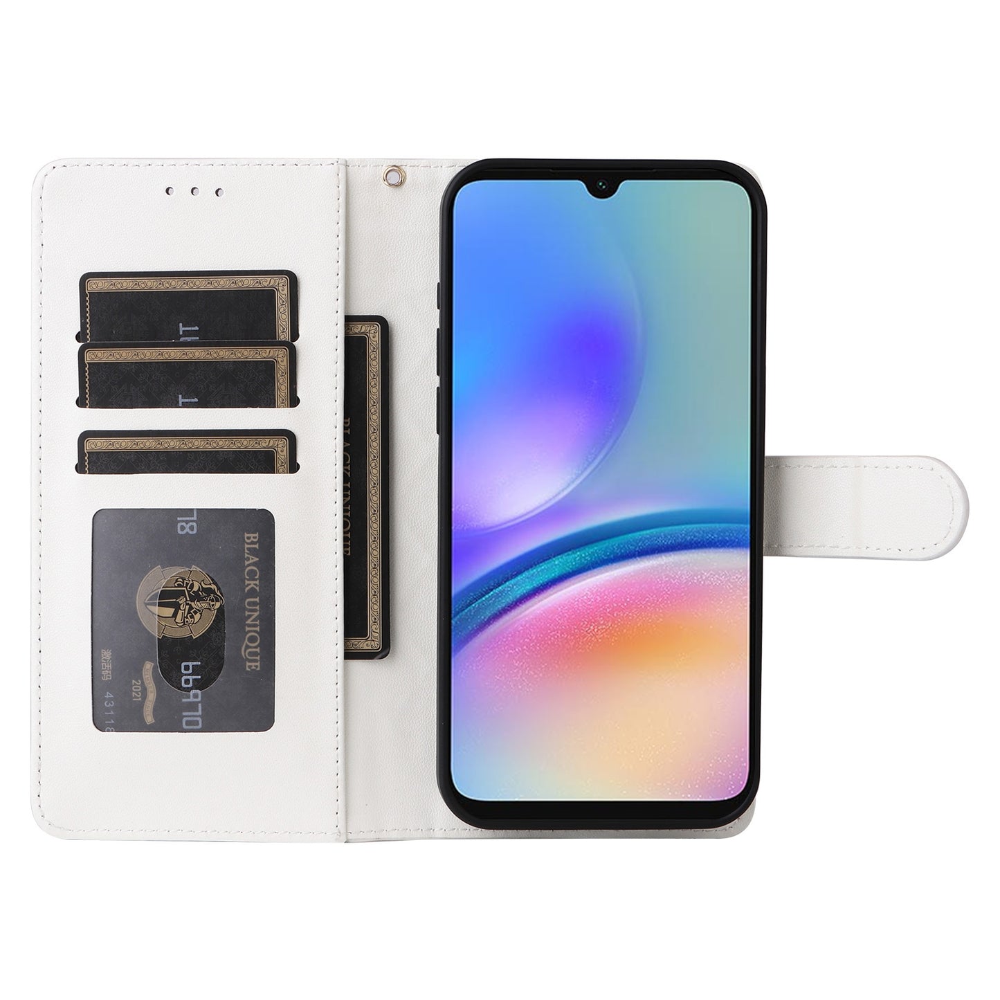 Samsung Galaxy A05s Diamond Lattice Leather Flip Phone Case - Durable and Convenient Holder with Precision Cutouts