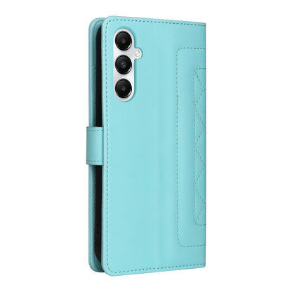 Samsung Galaxy A05s Diamond Lattice Leather Flip Phone Case - Durable and Convenient Holder with Precision Cutouts