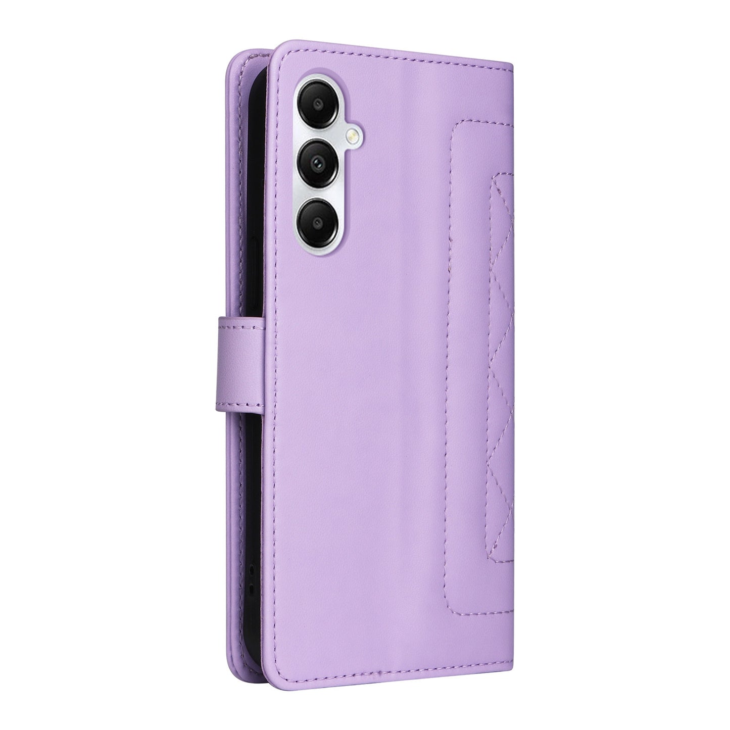 Samsung Galaxy A05s Diamond Lattice Leather Flip Phone Case - Durable and Convenient Holder with Precision Cutouts
