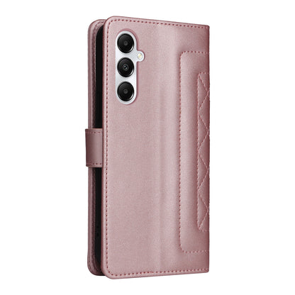 Samsung Galaxy A05s Diamond Lattice Leather Flip Phone Case - Durable and Convenient Holder with Precision Cutouts