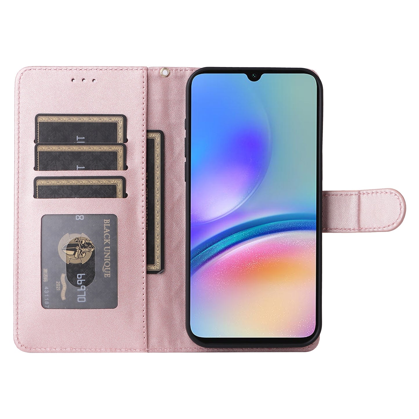 Samsung Galaxy A05s Diamond Lattice Leather Flip Phone Case - Durable and Convenient Holder with Precision Cutouts