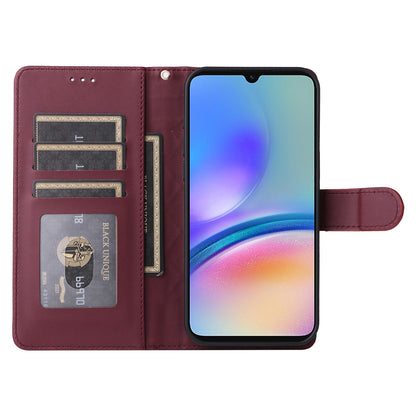 Samsung Galaxy A05s Diamond Lattice Leather Flip Phone Case - Durable and Convenient Holder with Precision Cutouts
