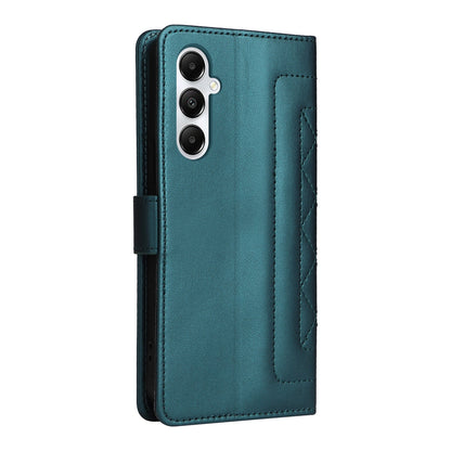 Samsung Galaxy A05s Diamond Lattice Leather Flip Phone Case - Durable and Convenient Holder with Precision Cutouts