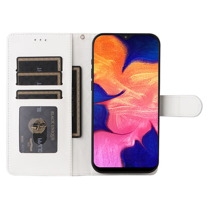 Samsung Galaxy A10 Diamond Lattice Leather Flip Phone Case - Durable and Convenient Holder with Precision Cutouts