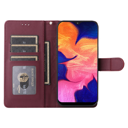Samsung Galaxy A10 Diamond Lattice Leather Flip Phone Case - Durable and Convenient Holder with Precision Cutouts