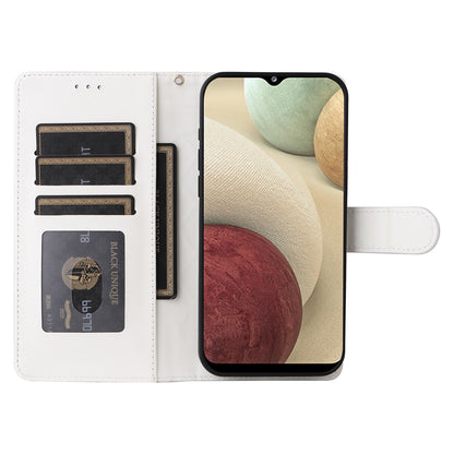 Samsung Galaxy A12 / M12 Diamond Lattice Leather Flip Phone Case - Durable and Convenient Holder with Precision Cutouts