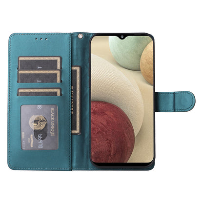 Samsung Galaxy A12 / M12 Diamond Lattice Leather Flip Phone Case - Durable and Convenient Holder with Precision Cutouts