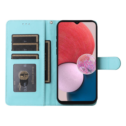 Samsung Galaxy A13 5G / 4G Diamond Lattice Leather Flip Phone Case - Durable and Convenient Holder with Precision Cutouts