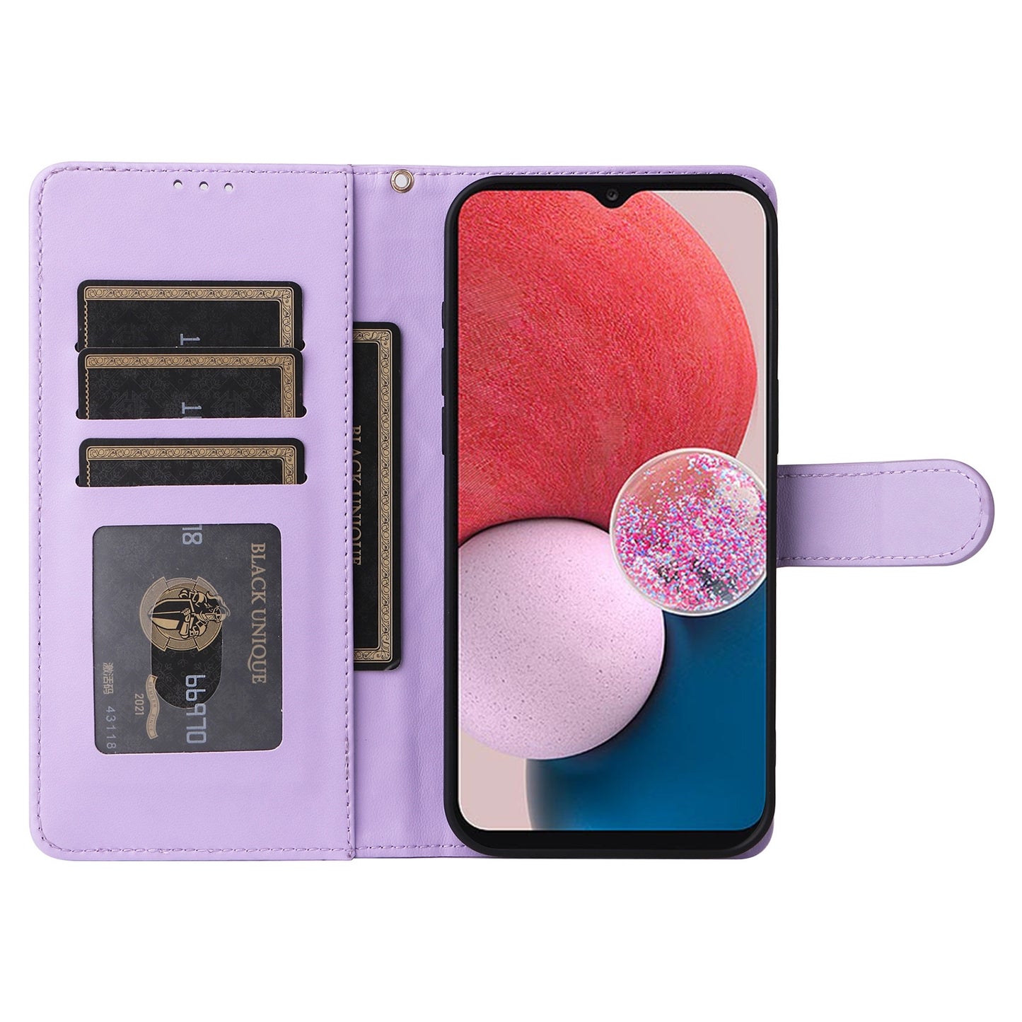 Samsung Galaxy A13 5G / 4G Diamond Lattice Leather Flip Phone Case - Durable and Convenient Holder with Precision Cutouts