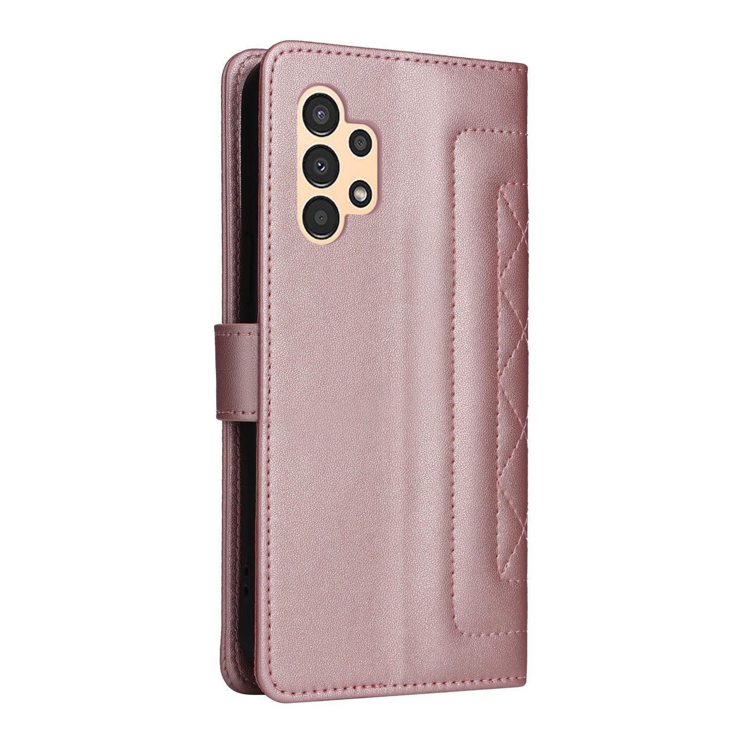 Samsung Galaxy A13 5G / 4G Diamond Lattice Leather Flip Phone Case - Durable and Convenient Holder with Precision Cutouts