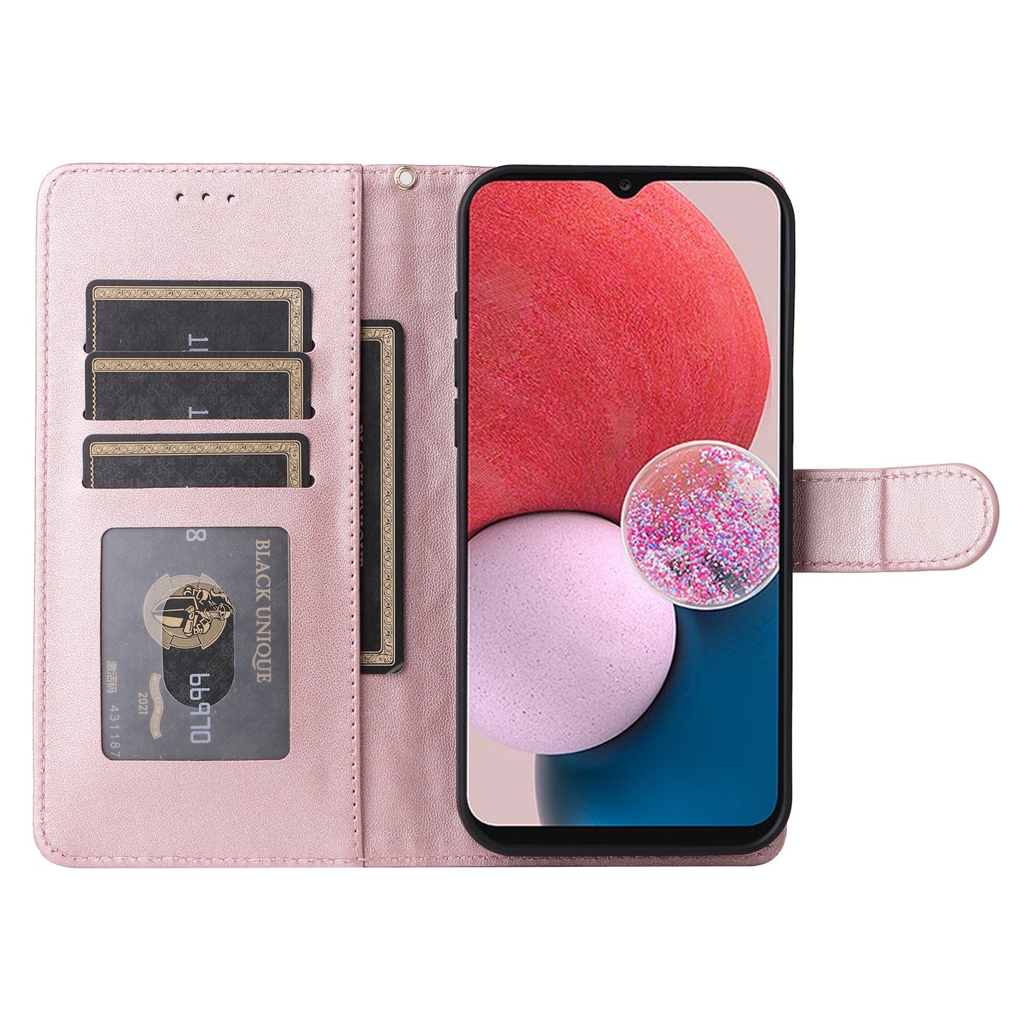 Samsung Galaxy A13 5G / 4G Diamond Lattice Leather Flip Phone Case - Durable and Convenient Holder with Precision Cutouts