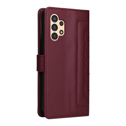 Samsung Galaxy A13 5G / 4G Diamond Lattice Leather Flip Phone Case - Durable and Convenient Holder with Precision Cutouts