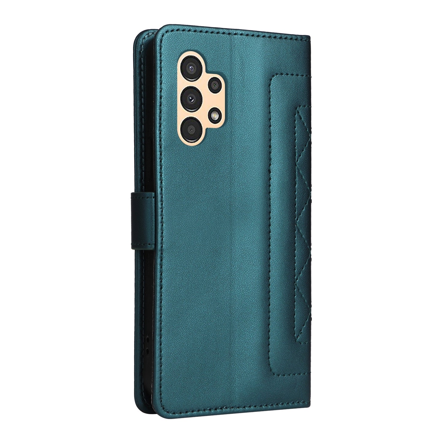 Samsung Galaxy A13 5G / 4G Diamond Lattice Leather Flip Phone Case - Durable and Convenient Holder with Precision Cutouts