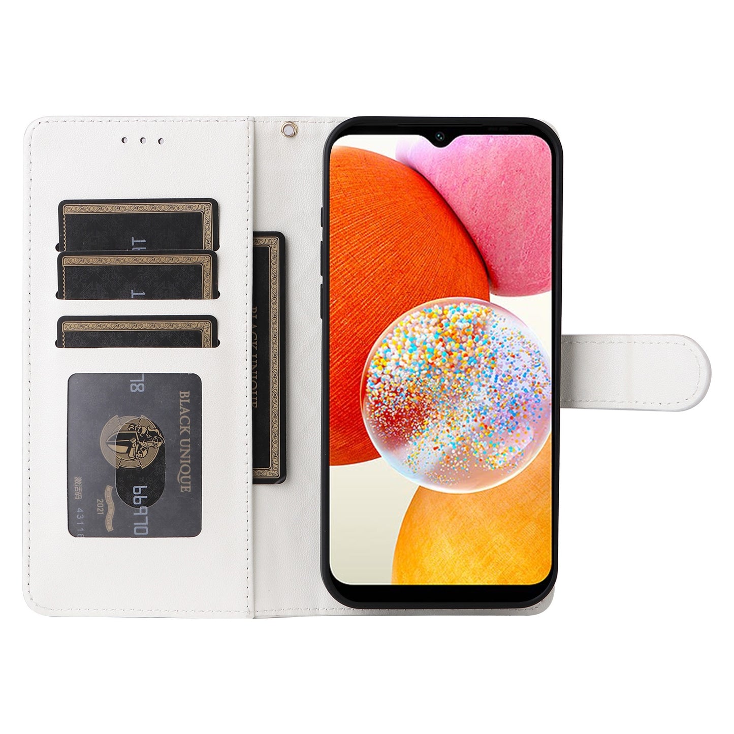 Samsung Galaxy A14 5G / 4G Diamond Lattice Leather Flip Phone Case - Durable and Convenient Holder with Precision Cutouts