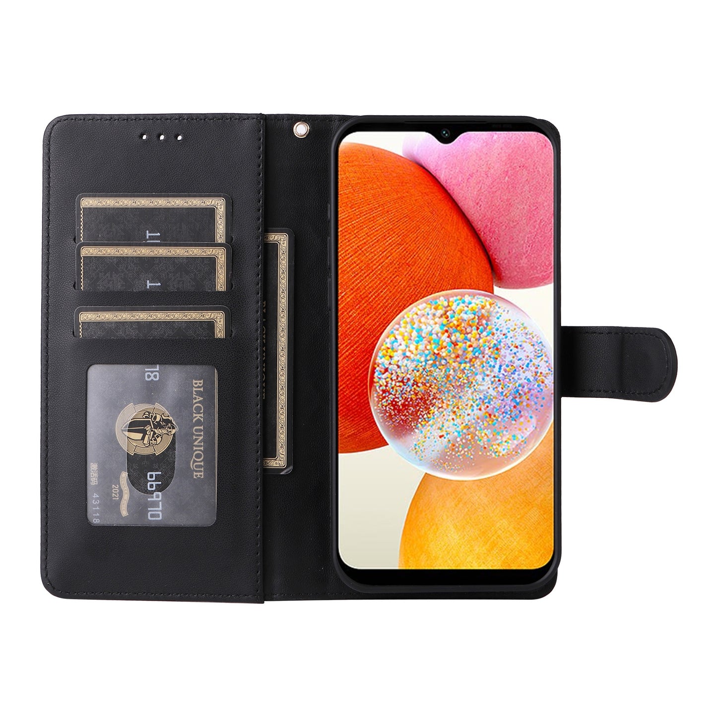 Samsung Galaxy A14 5G / 4G Diamond Lattice Leather Flip Phone Case - Durable and Convenient Holder with Precision Cutouts