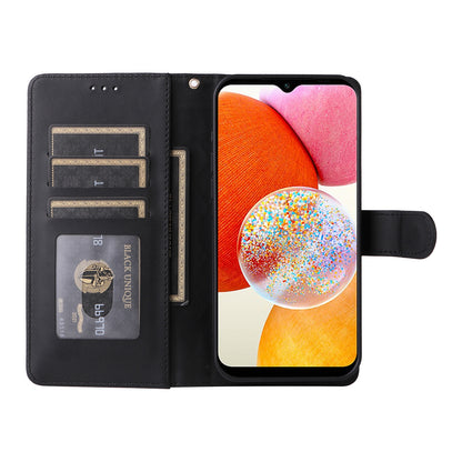 Samsung Galaxy A14 5G / 4G Diamond Lattice Leather Flip Phone Case - Durable and Convenient Holder with Precision Cutouts