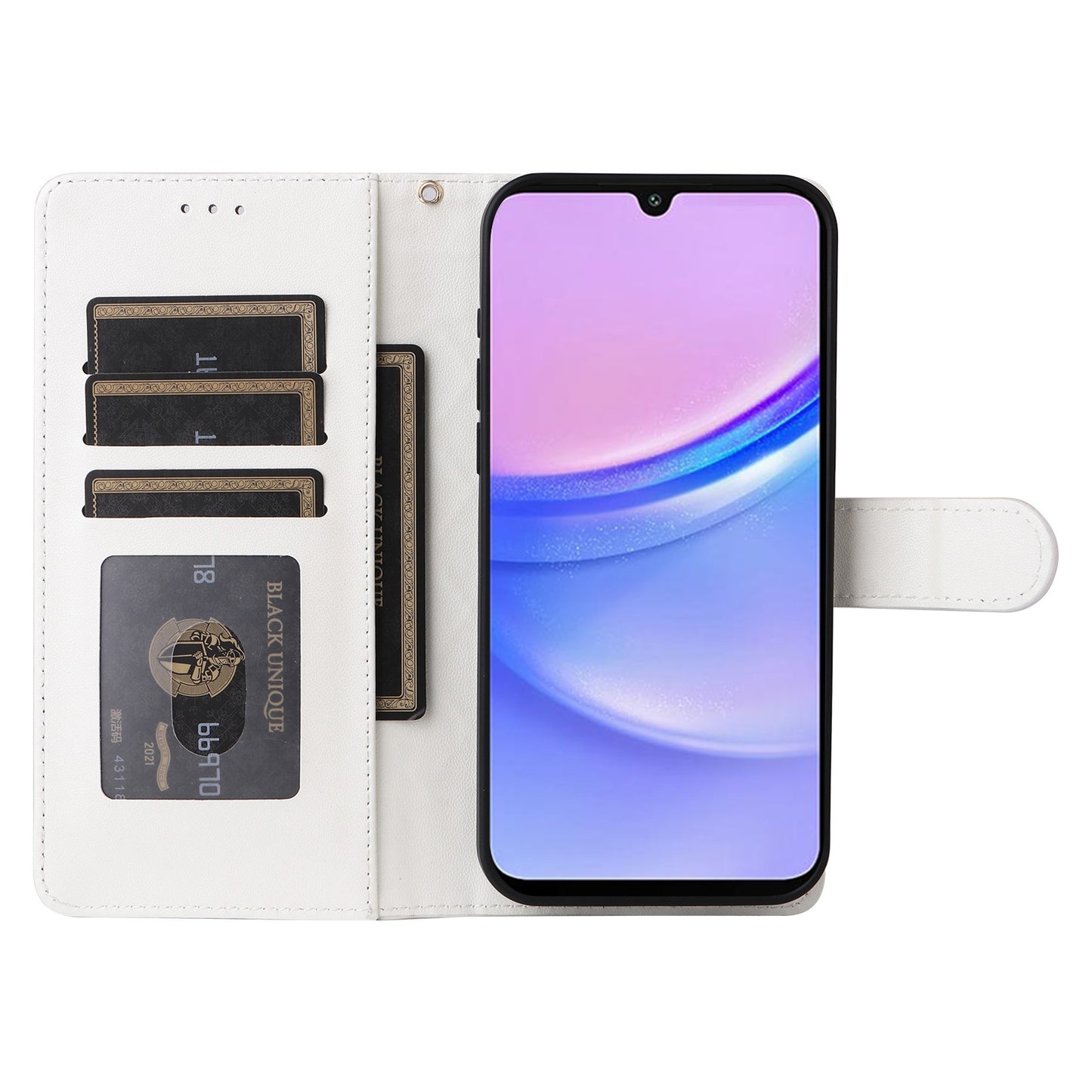 Samsung Galaxy A15 5G / 4G Diamond Lattice Leather Flip Phone Case - Durable and Convenient Holder with Precision Cutouts