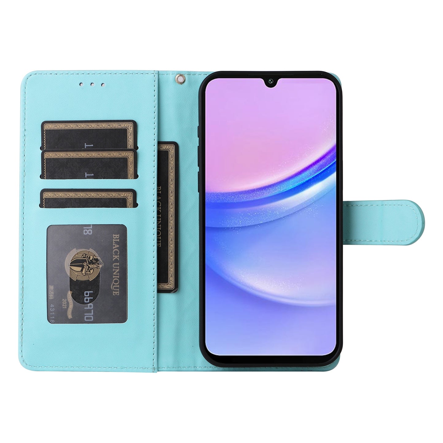 Samsung Galaxy A15 5G / 4G Diamond Lattice Leather Flip Phone Case - Durable and Convenient Holder with Precision Cutouts