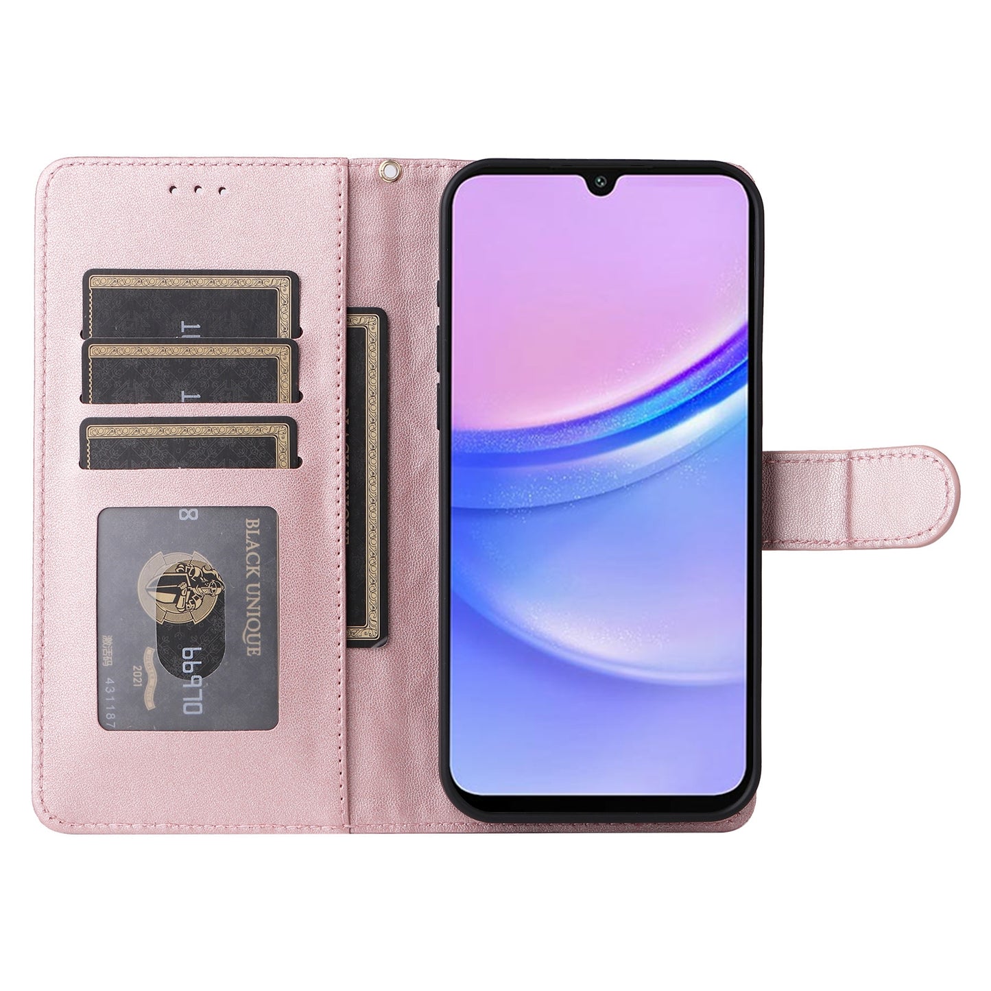 Samsung Galaxy A15 5G / 4G Diamond Lattice Leather Flip Phone Case - Durable and Convenient Holder with Precision Cutouts