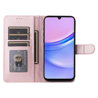 Samsung Galaxy A15 5G / 4G Diamond Lattice Leather Flip Phone Case - Durable and Convenient Holder with Precision Cutouts