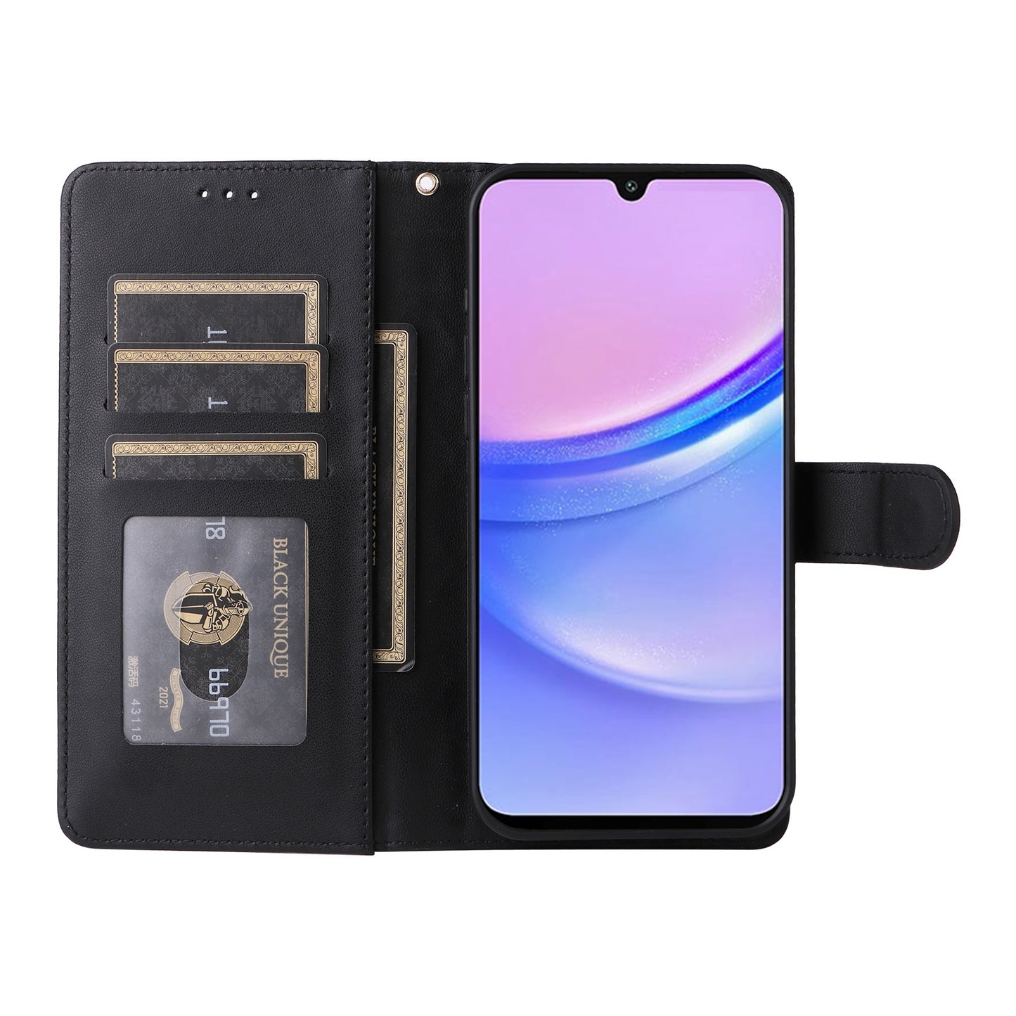 Samsung Galaxy A15 5G / 4G Diamond Lattice Leather Flip Phone Case - Durable and Convenient Holder with Precision Cutouts