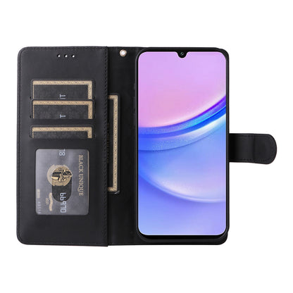 Samsung Galaxy A15 5G / 4G Diamond Lattice Leather Flip Phone Case - Durable and Convenient Holder with Precision Cutouts