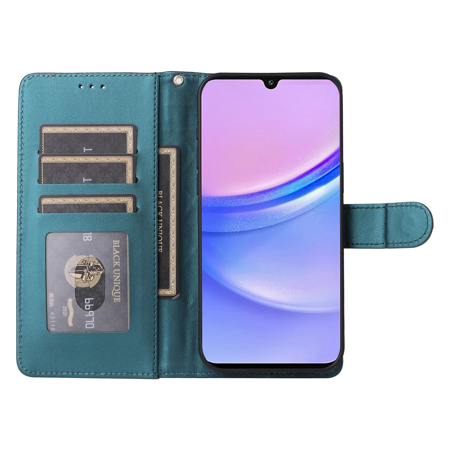 Samsung Galaxy A15 5G / 4G Diamond Lattice Leather Flip Phone Case - Durable and Convenient Holder with Precision Cutouts