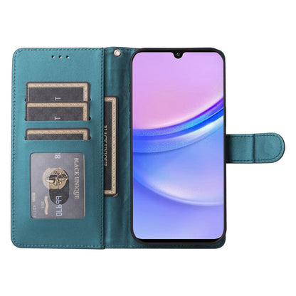 Samsung Galaxy A15 5G / 4G Diamond Lattice Leather Flip Phone Case - Durable and Convenient Holder with Precision Cutouts