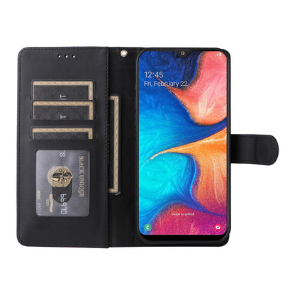 Samsung Galaxy A20 / A30 Diamond Lattice Leather Flip Phone Case - Durable and Convenient Holder with Precision Cutouts