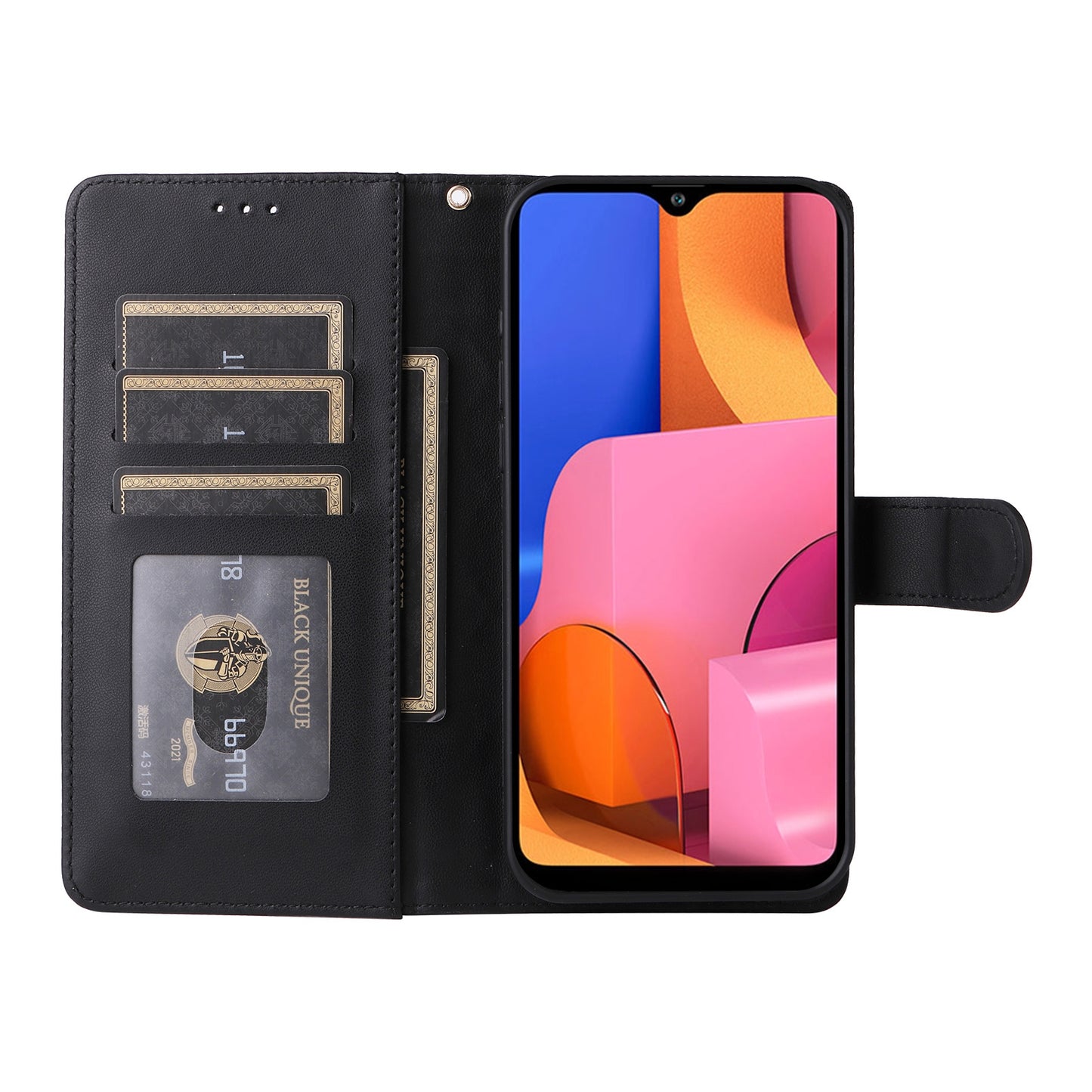 Samsung Galaxy A20s Diamond Lattice Leather Flip Phone Case - Durable and Convenient Holder with Precision Cutouts