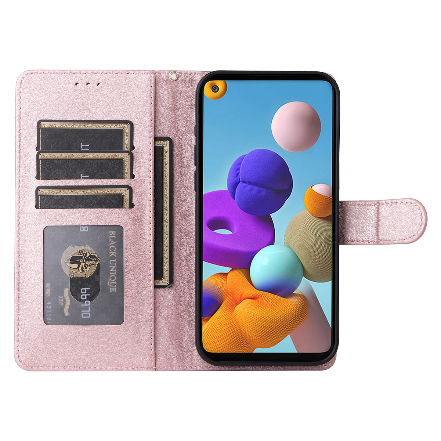 Samsung Galaxy A21s Diamond Lattice Leather Flip Phone Case - Durable and Convenient Holder with Precision Cutouts