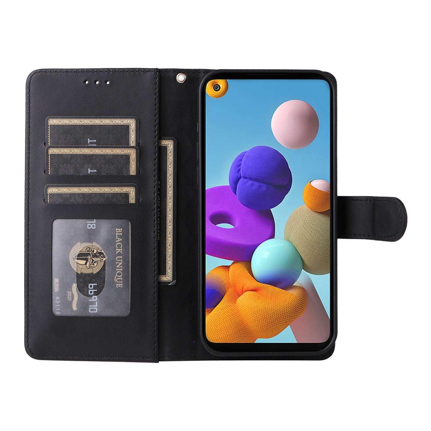 Samsung Galaxy A21s Diamond Lattice Leather Flip Phone Case - Durable and Convenient Holder with Precision Cutouts