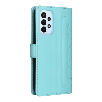 Samsung Galaxy A23 5G / 4G Diamond Lattice Leather Flip Phone Case - Durable and Convenient Holder with Precision Cutouts