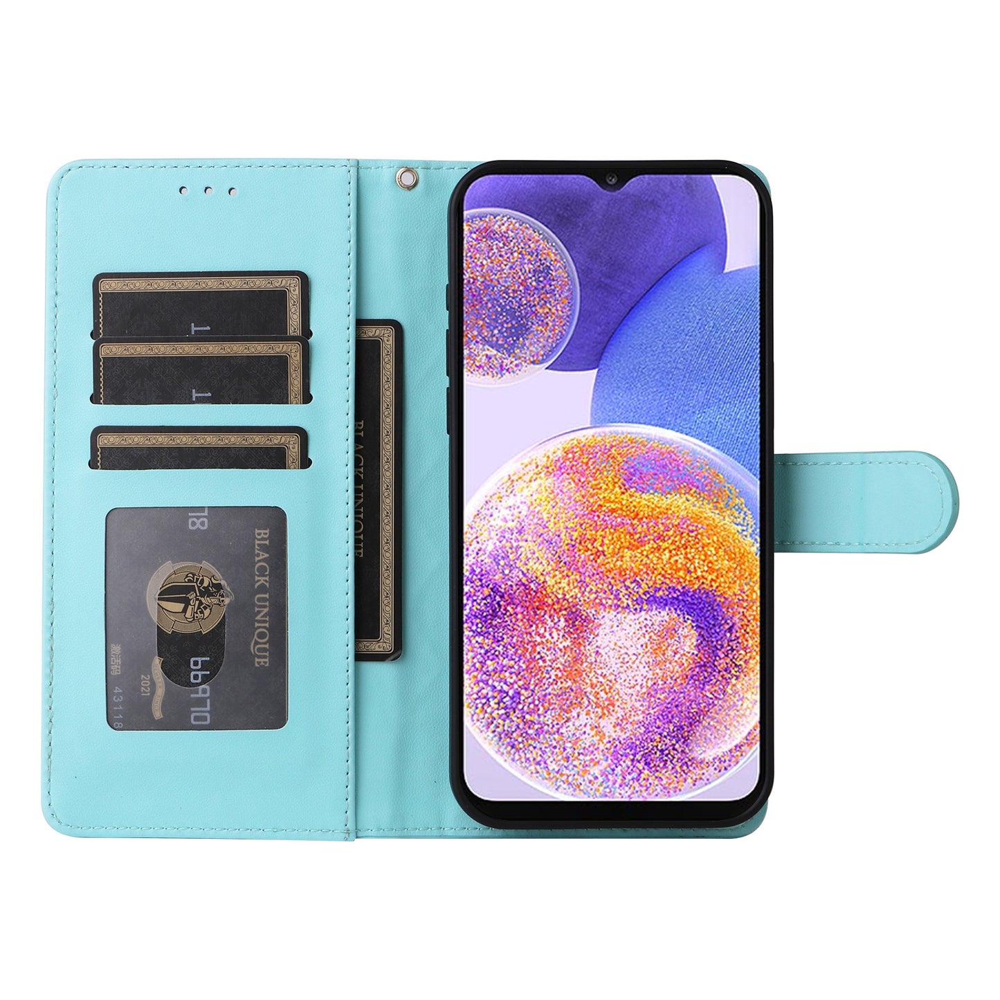 Samsung Galaxy A23 5G / 4G Diamond Lattice Leather Flip Phone Case - Durable and Convenient Holder with Precision Cutouts