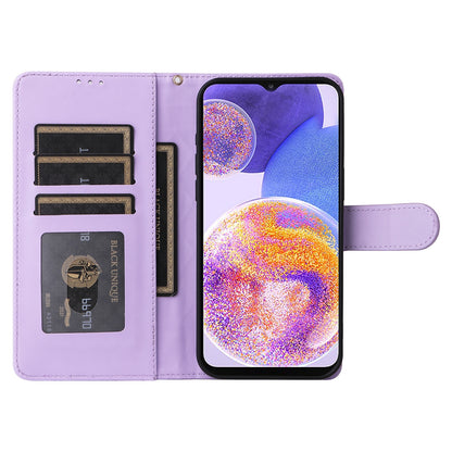 Samsung Galaxy A23 5G / 4G Diamond Lattice Leather Flip Phone Case - Durable and Convenient Holder with Precision Cutouts