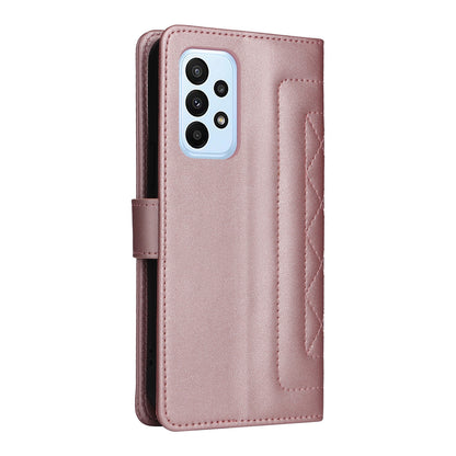 Samsung Galaxy A23 5G / 4G Diamond Lattice Leather Flip Phone Case - Durable and Convenient Holder with Precision Cutouts