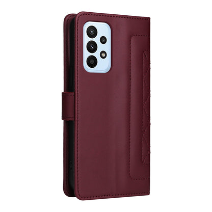 Samsung Galaxy A23 5G / 4G Diamond Lattice Leather Flip Phone Case - Durable and Convenient Holder with Precision Cutouts
