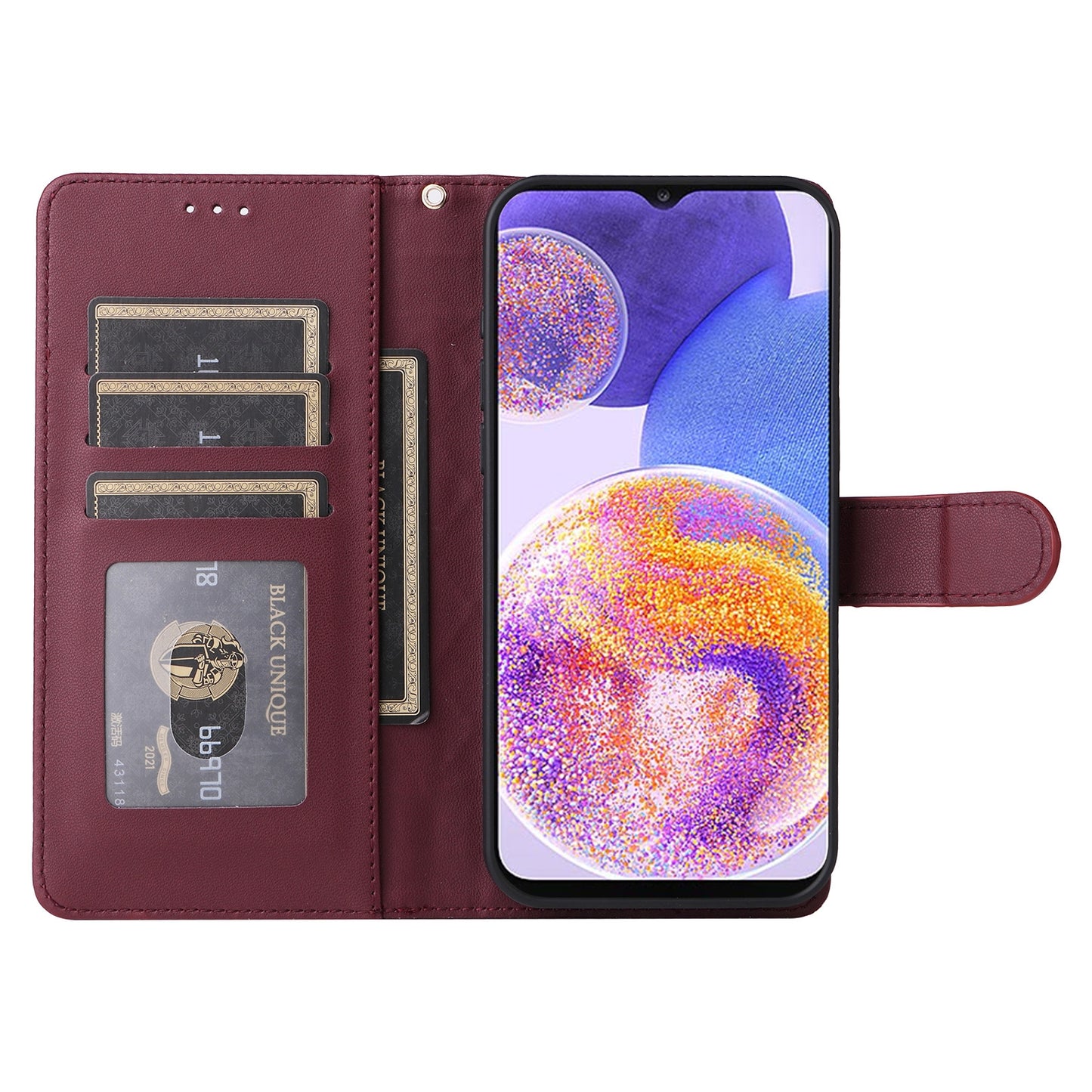 Samsung Galaxy A23 5G / 4G Diamond Lattice Leather Flip Phone Case - Durable and Convenient Holder with Precision Cutouts