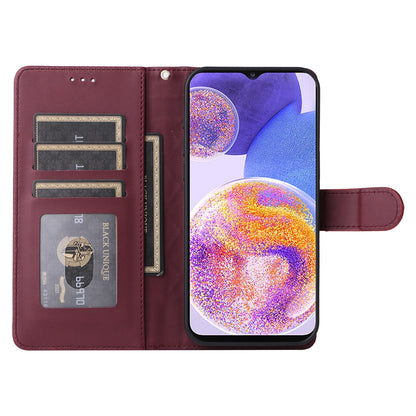 Samsung Galaxy A23 5G / 4G Diamond Lattice Leather Flip Phone Case - Durable and Convenient Holder with Precision Cutouts