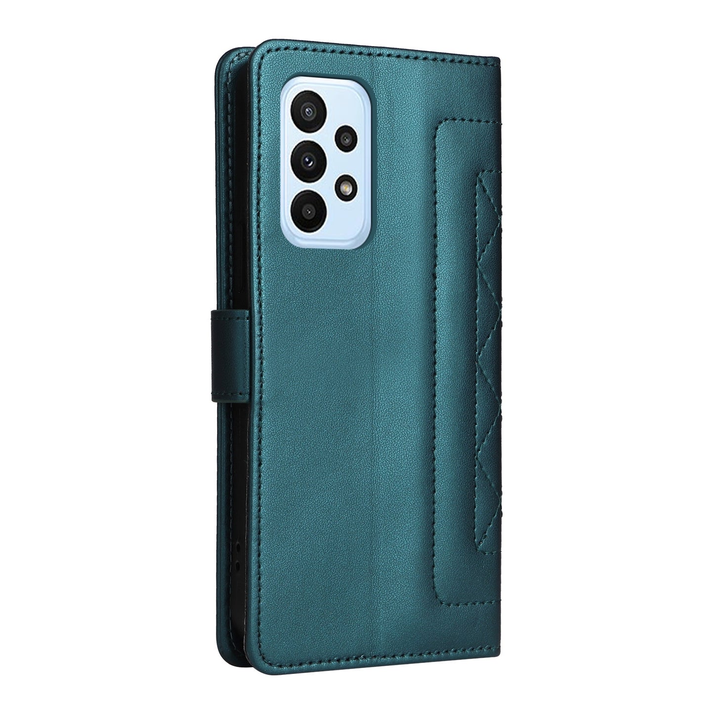 Samsung Galaxy A23 5G / 4G Diamond Lattice Leather Flip Phone Case - Durable and Convenient Holder with Precision Cutouts