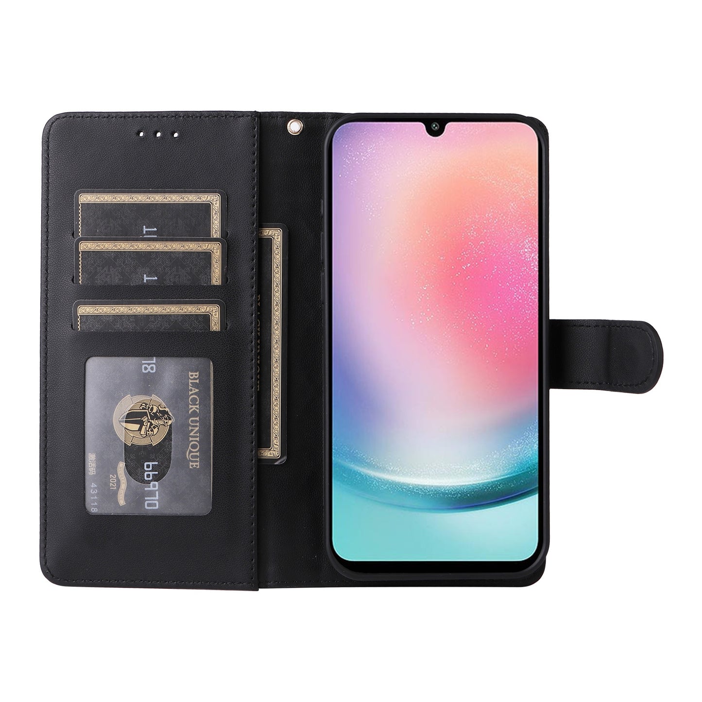 Samsung Galaxy A24 4G Diamond Lattice Leather Flip Phone Case - Durable and Convenient Holder with Precision Cutouts