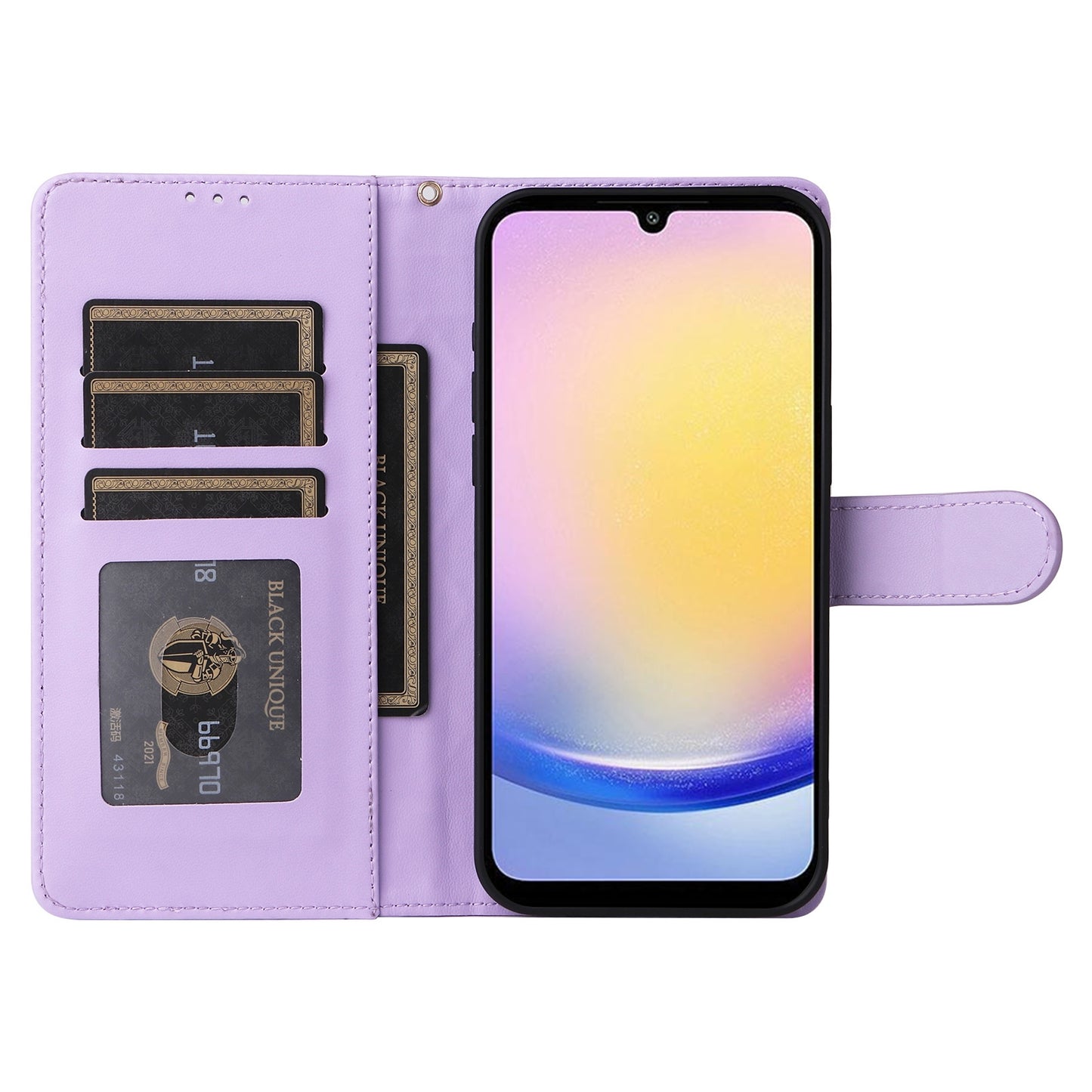 Samsung Galaxy A25 5G Diamond Lattice Leather Flip Phone Case - Durable and Convenient Holder with Precision Cutouts