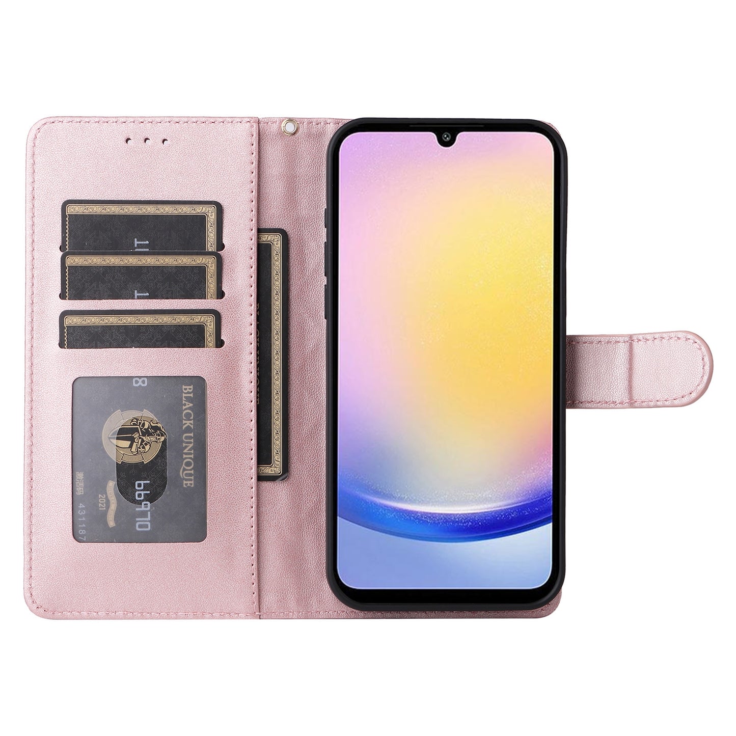 Samsung Galaxy A25 5G Diamond Lattice Leather Flip Phone Case - Durable and Convenient Holder with Precision Cutouts