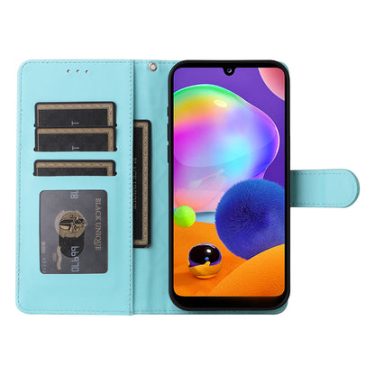 Samsung Galaxy A31 EU Version Diamond Lattice Leather Flip Phone Case - Durable and Convenient Holder with Precision Cutouts