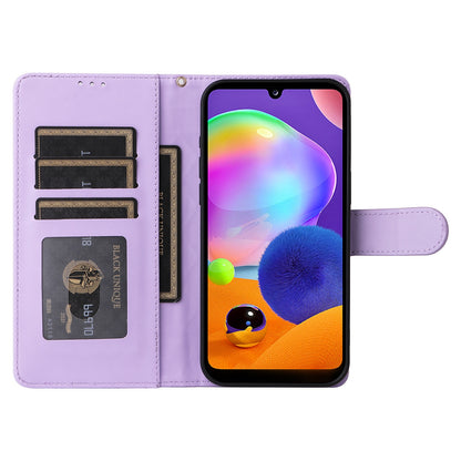 Samsung Galaxy A31 EU Version Diamond Lattice Leather Flip Phone Case - Durable and Convenient Holder with Precision Cutouts