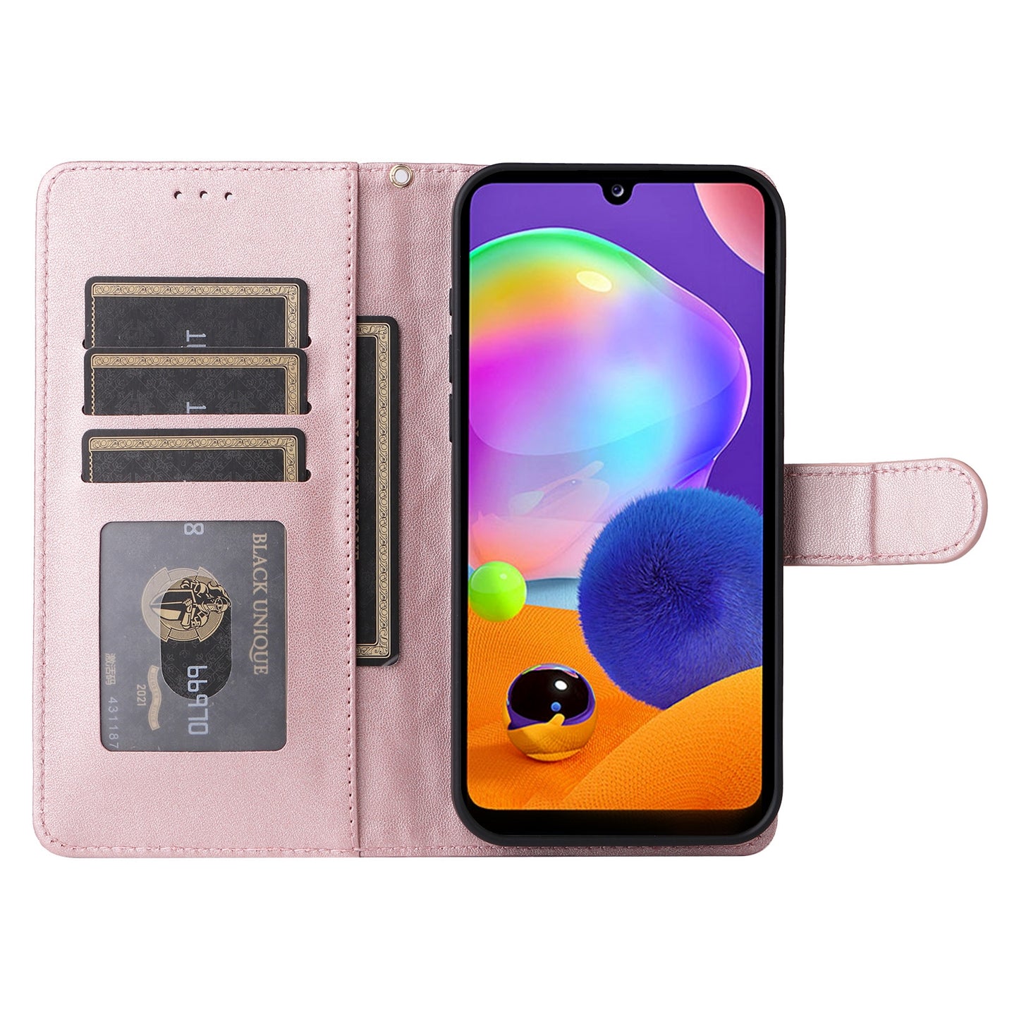 Samsung Galaxy A31 EU Version Diamond Lattice Leather Flip Phone Case - Durable and Convenient Holder with Precision Cutouts