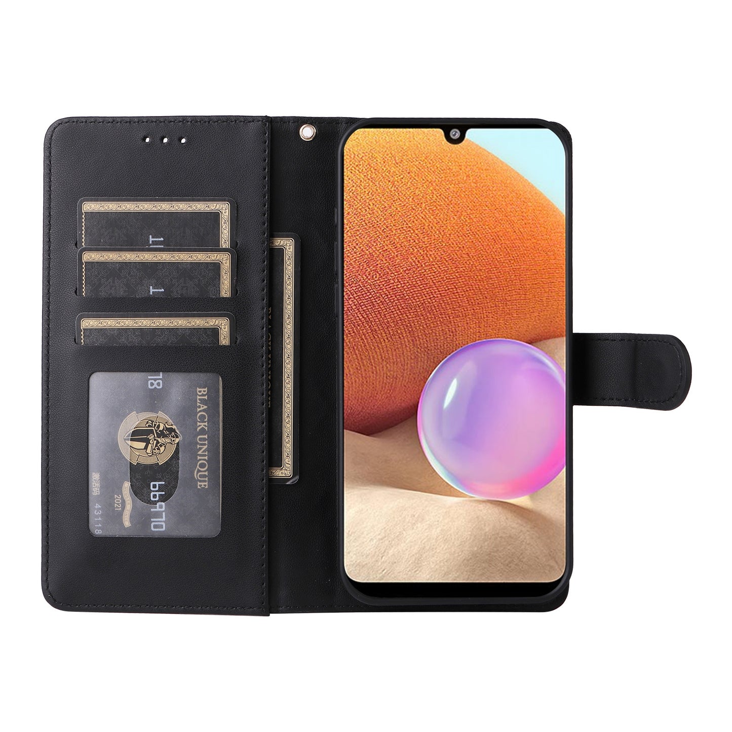 Samsung Galaxy A32 4G Diamond Lattice Leather Flip Phone Case - Durable and Convenient Holder with Precision Cutouts