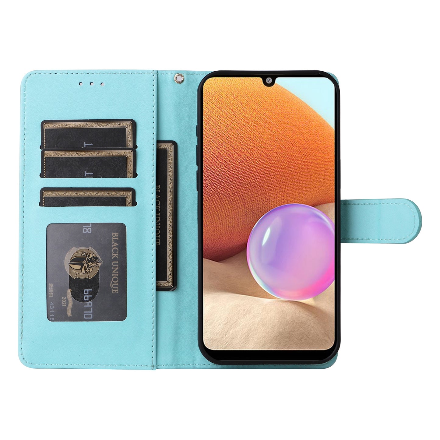 Samsung Galaxy A32 5G Diamond Lattice Leather Flip Phone Case - Durable and Convenient Holder with Precision Cutouts